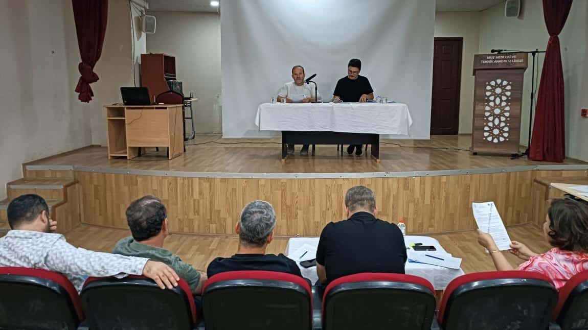 2025-2026 Eğitim Öğretim Yılı Sene Başı Öğretmenler Kurulu Toplantısı Yapıldı