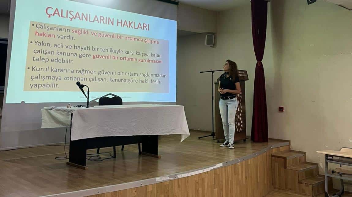 Temel İş Sağlığı ve Güvenliği Eğitimi Gerçekleştirildi